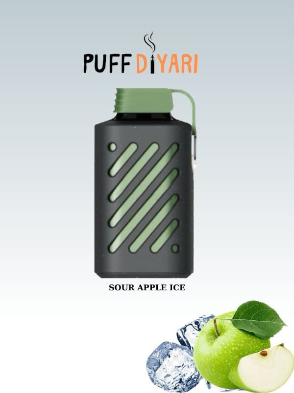 VOZOL GEAR 10000 PUFF DİSPOSABLE VAPE SOUR APPLE İCE