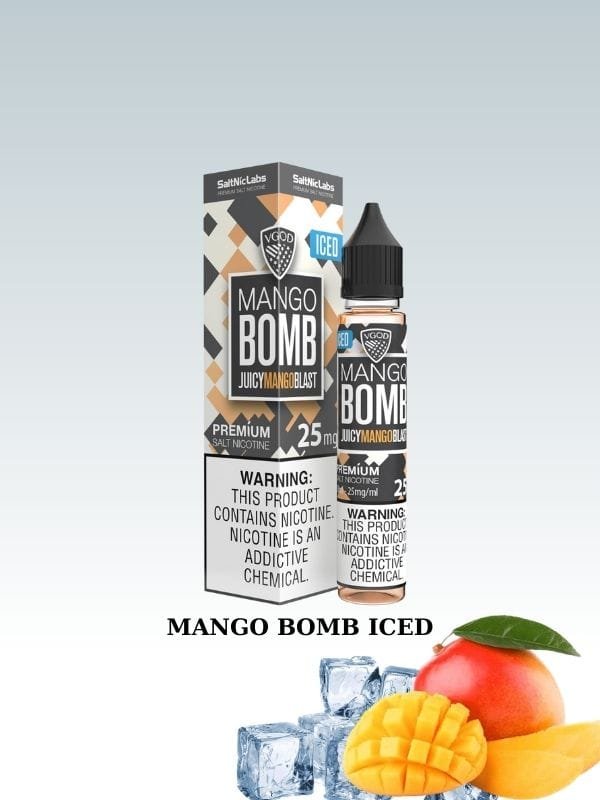 VGOD Mango Bomb Iced Salt Likit 30ml | Tropikal Mango ve Buzlu Mentol Aromalı Premium Salt