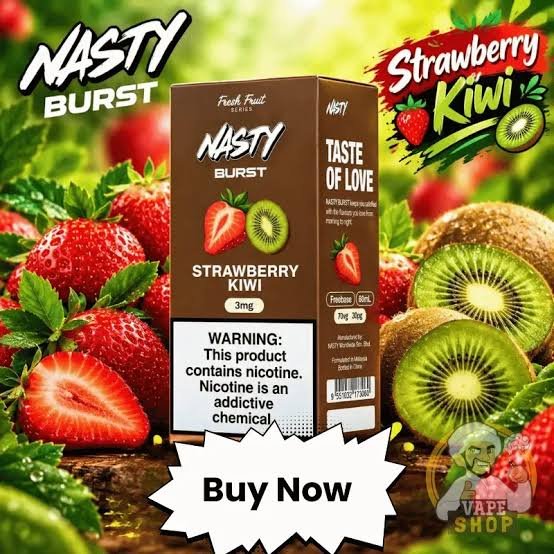 Nasty Burst Strawberry Kiwi 60 mL Likit