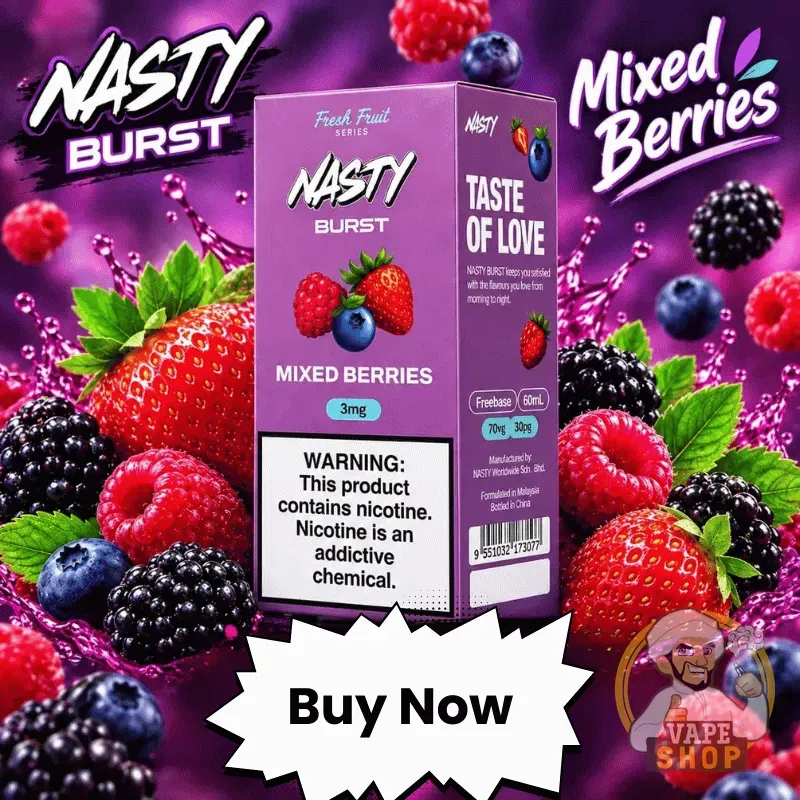 Nasty Burst Mixed Berries 60 mL Likit